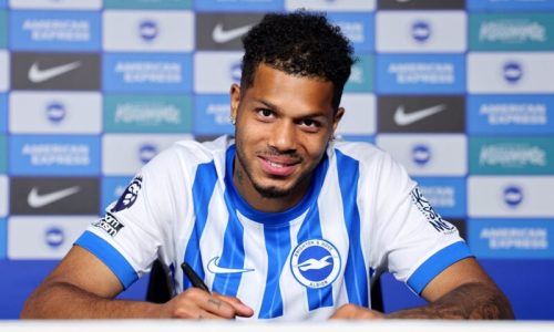 Georginio Rutter signs for Brighton [Image via Twitter/X]