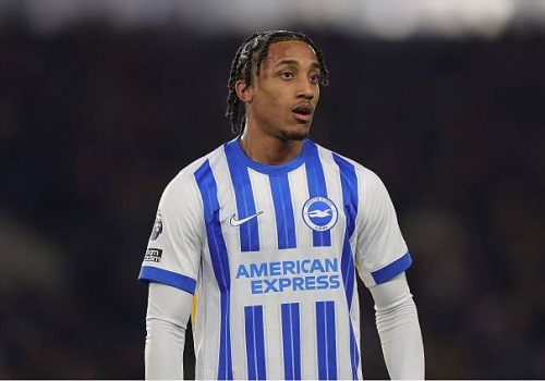 BRIGHTON, ENGLAND - APRIL 2: Joao Pedro of Brighton & Hove Albion during the Premier League match between Brighton & Hove Albion FC and Aston Villa FC at Amex Stadium on April 2, 2025 in Brighton, England. (Photo by Crystal Pix/MB Media/Getty Images)